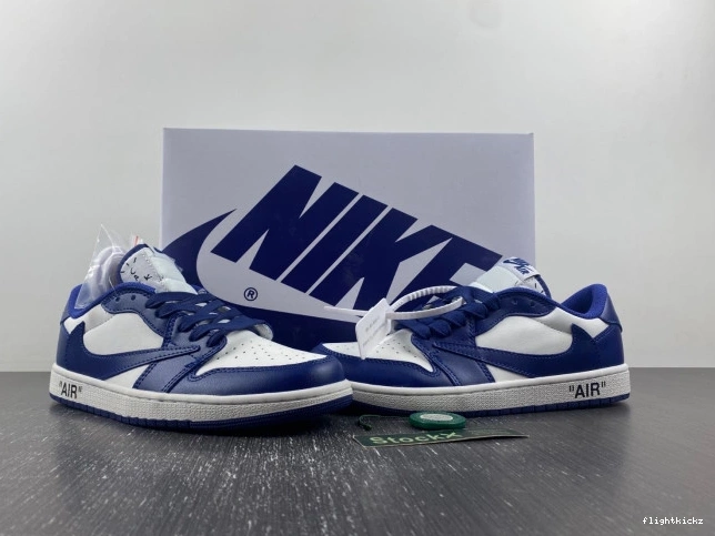 X CUSTOM 1 DM7890-101 OFF-WHITE JORDAN AIR TRAVIS SCOTT X 1101